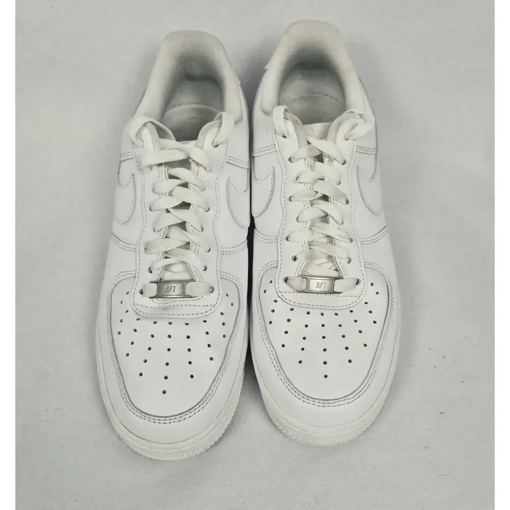 Nike Air Force 1 07 Low Triple White All White Mens 8.5 Womens 10 315122-111